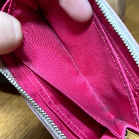 COACH Floral Crossgrain Wallet/Wristlet - Picture 13 of 14